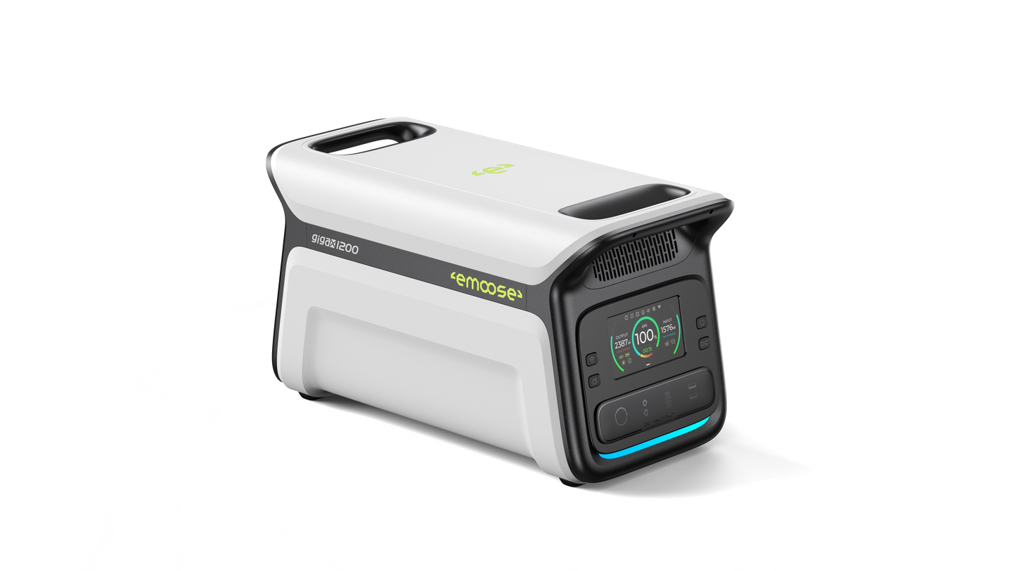 emoose®gigaX | The World's Fastest Charging Portable Power Station with DuoMode