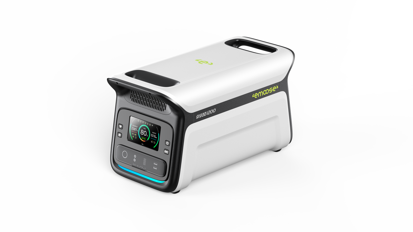 emoose®gigaX | The World's Fastest Charging Portable Power Station with DuoMode